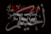 ”El-Hakim” Esmaül Hüsna